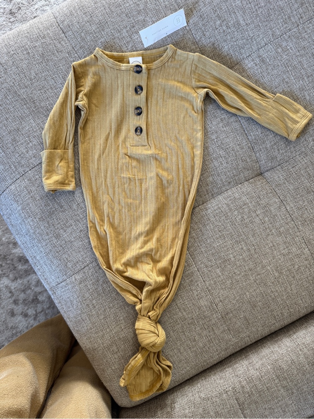 Lou Lou & Company | Newborn Ribbed Baby Gown